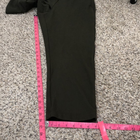 Universal Standard Smart Signature Ponte Pants Size Small Dark Olive Green - Picture 9 of 11